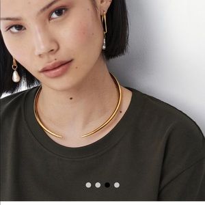 BRAND NEW MISSOMA Claw Torque Collar Necklace orig $317 - 18k gold plated